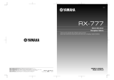 Yamaha RX-777 Benutzerhandbuch