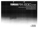 Yamaha RX-930 Bedienungsanleitung