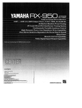 Yamaha RX-950 Bedienungsanleitung