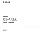 Yamaha RX-A1030 Benutzerhandbuch