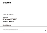 Yamaha RX-A1080 Bedienungsanleitung