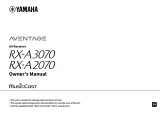 Yamaha RX-A2070BL Benutzerhandbuch