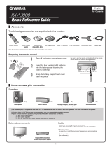 Yamaha RX-A3000 Referenzhandbuch