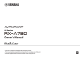 Yamaha RX-A780 Bedienungsanleitung