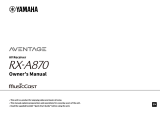 Yamaha RX-A870 Bedienungsanleitung