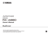 Yamaha RX-A880 Bedienungsanleitung