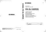 Yamaha RX-SL100 Bedienungsanleitung