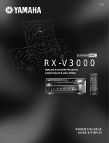 Yamaha RX-V3000 Benutzerhandbuch