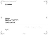 Yamaha Audio RX-V377 Benutzerhandbuch
