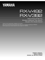 Yamaha RX-V392RDS Benutzerhandbuch
