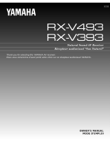 Yamaha RX-V393 Benutzerhandbuch