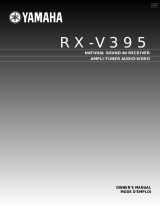 Yamaha RX-V395RDS Bedienungsanleitung