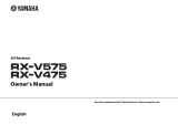 Yamaha RXV475BL Benutzerhandbuch