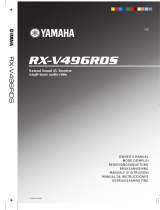 Yamaha RX-V496RDS Benutzerhandbuch