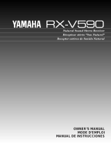 Yamaha RX-V590 - AV Receiver - Dark Benutzerhandbuch