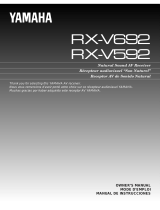 Yamaha RX-V692 Benutzerhandbuch