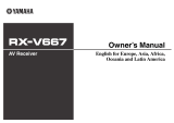 Yamaha RX-V667 Bedienungsanleitung