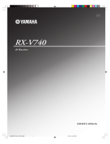Yamaha RX-V740 Benutzerhandbuch