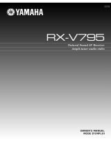 Yamaha RX-V795 Benutzerhandbuch