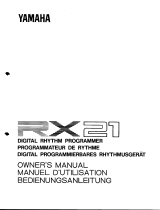 Yamaha RX21 Bedienungsanleitung