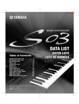 Yamaha S03 Datenblatt