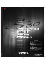 Yamaha S30 Datenblatt