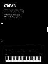 Yamaha SK20 Bedienungsanleitung