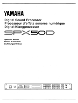 Yamaha SPX50D Bedienungsanleitung