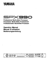 Yamaha SPX990 Bedienungsanleitung