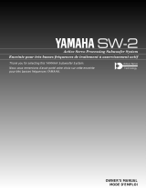 Yamaha SW-2 Benutzerhandbuch