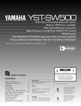 Yamaha YST-SW500 Bedienungsanleitung