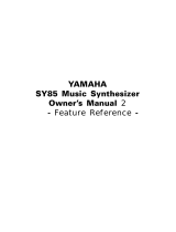 Yamaha SY85 Benutzerhandbuch