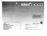 Yamaha T-1000 Bedienungsanleitung