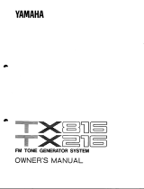 Yamaha TX-216 Bedienungsanleitung