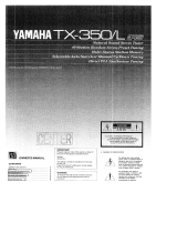 Yamaha TX-350 Bedienungsanleitung