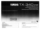 Yamaha TX-340 Bedienungsanleitung