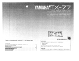 Yamaha TX-77 Bedienungsanleitung