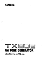 Yamaha TX802 Benutzerhandbuch