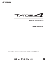 Yamaha TYROS 4 Bedienungsanleitung
