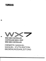 Yamaha WX7 Bedienungsanleitung