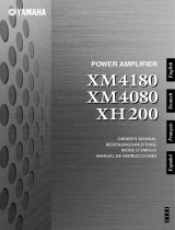 Yamaha XM4180 XM4080 XH200 Bedienungsanleitung