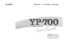 Yamaha YP-700 Bedienungsanleitung