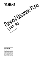 Yamaha YPP-50 Benutzerhandbuch