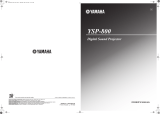 Yamaha YSP800S - Digital Sound Projector Five CH Speaker Bedienungsanleitung