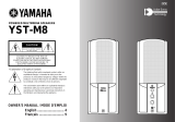 Yamaha YST-M8 Benutzerhandbuch