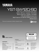 Yamaha YST-SW120/60 Benutzerhandbuch