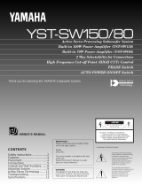 Yamaha YST-SW150/80 Bedienungsanleitung