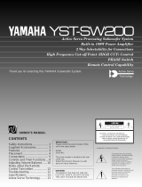 Yamaha YST-SW200 Bedienungsanleitung