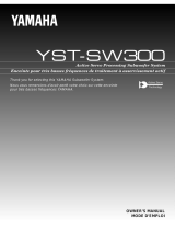 Yamaha YST-SW300 Bedienungsanleitung