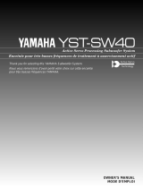 Yamaha YST-SW40 Bedienungsanleitung